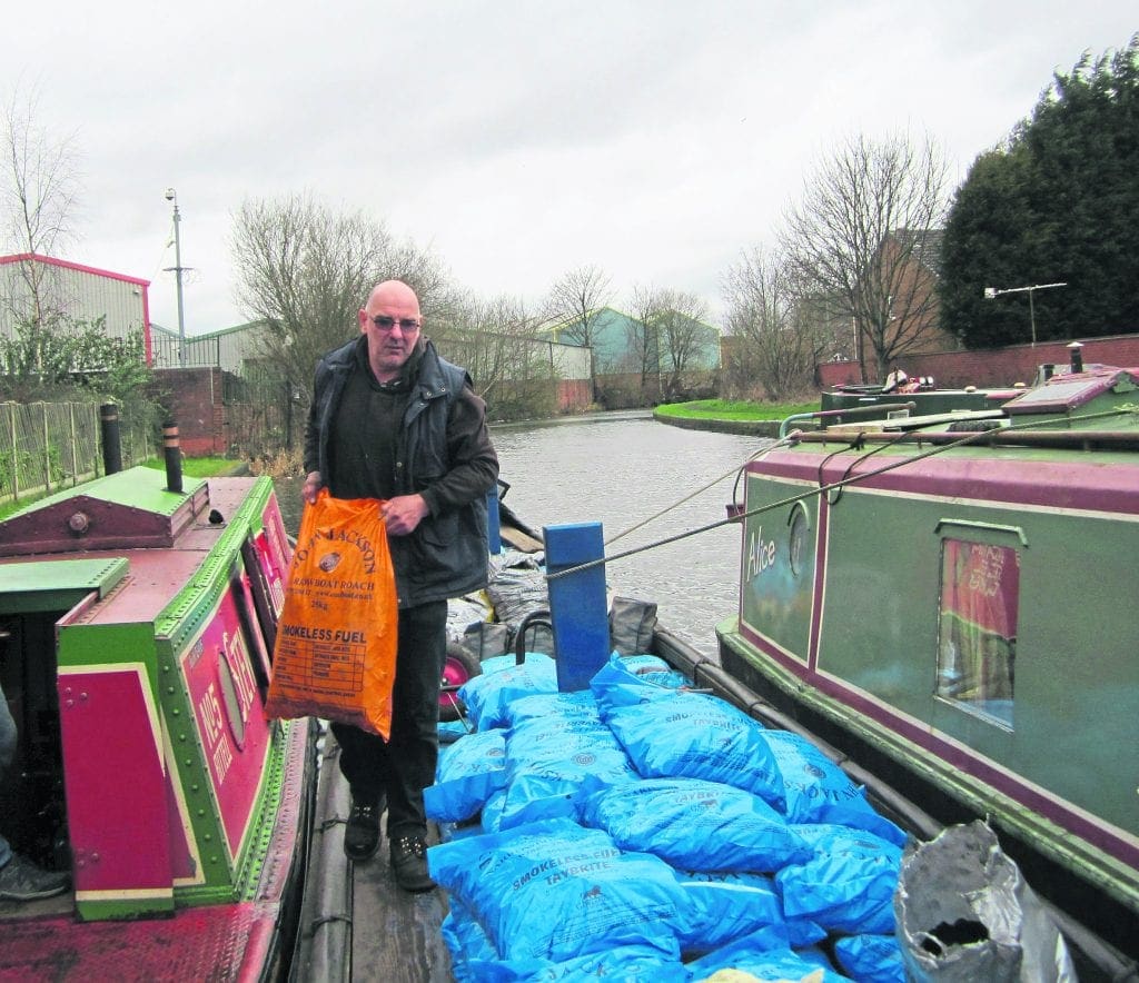 John making a delivery at Tipon.