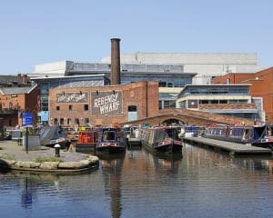 Gas Street Basin at Birmingham