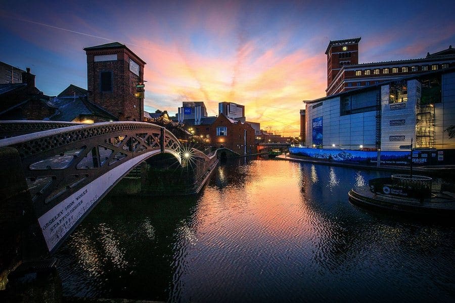 3rd place - Sunrise over Brindleyplace' By Damien Walmsley