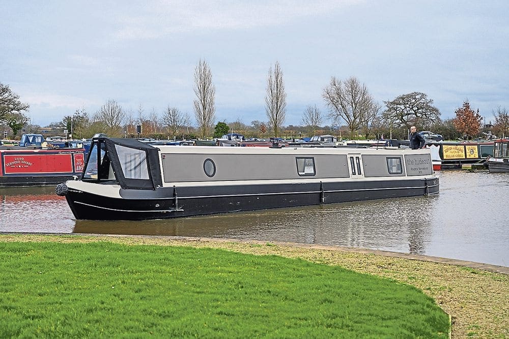 The hideout, the latest boat from Knight's Narrowboats.