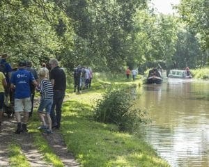 walkers on towpath