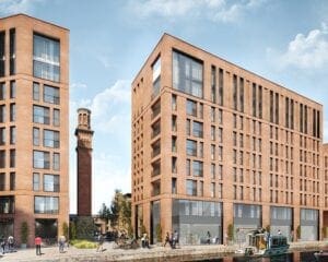 Artist's impression of Towerworks site