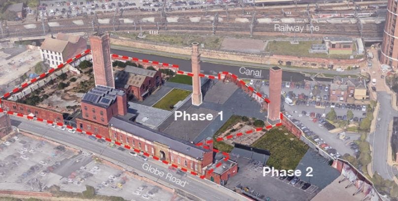 aerial view of holbeck plan