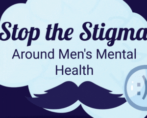Graphic with the words 'Stop the Stigma'