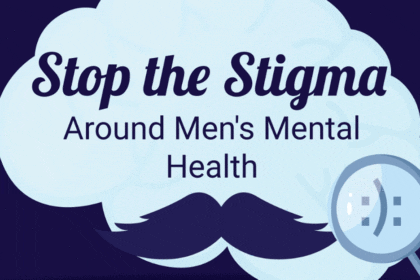 Graphic with the words 'Stop the Stigma'