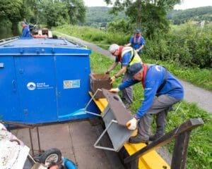 'Rubbish' boats launch - floating refuse collection is a first for the Kennet & Avon canal