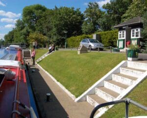 Bray Lock by Janet Richardson, editor, towpath talk