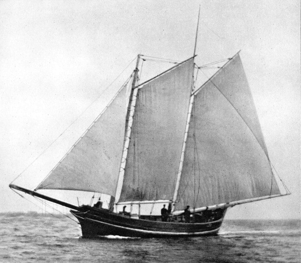 Typical Schooner, like the British Queen