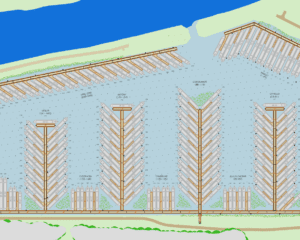 Shakespeare Marina 250 berth plan