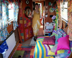 The Ruff's colourful interior
