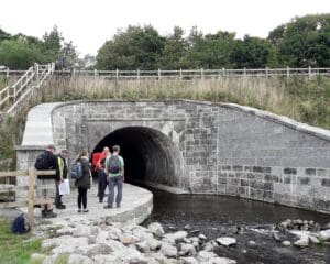 Stainton Aqueduct with visitors LR