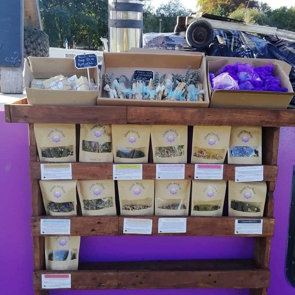 A selection of organic loose teas