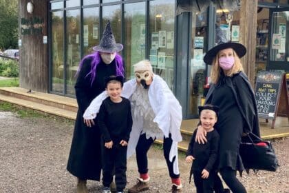 Getting in the Halloween spirit at the Wey & Arun Canal Centre