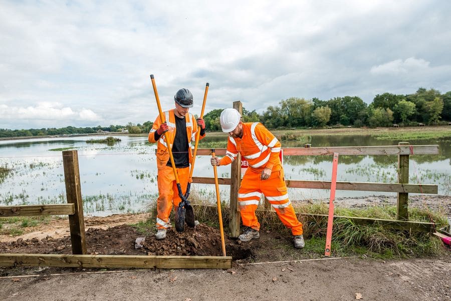 Earlswood Lakes work
