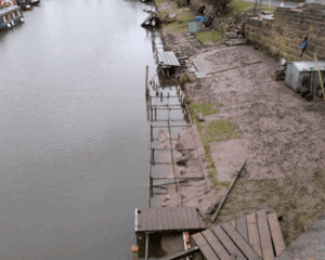 Some of the damage caused by January’s floods.