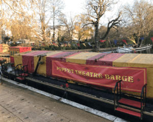 The Puppet Theatre Barge moored in Little Venice. PHOTO: NICOLA LISLE