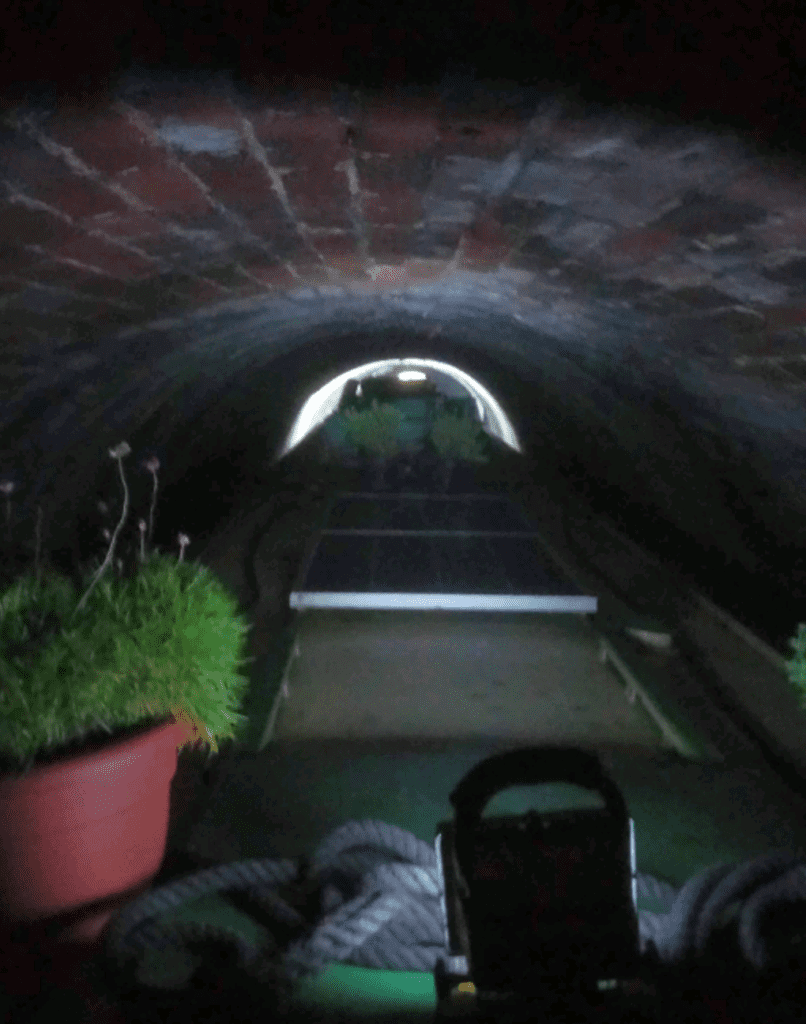 Gosty Hill Tunnel on the Dudley No 2 Canal – easily the scariest!