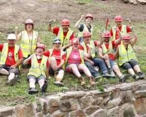 Volunteers on Canal Camp - credit Louise Bellaers