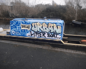 HVO fuel is being trialled in the urban litter boat Berkswell.