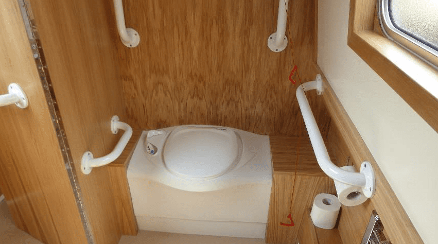 Modern loo on board