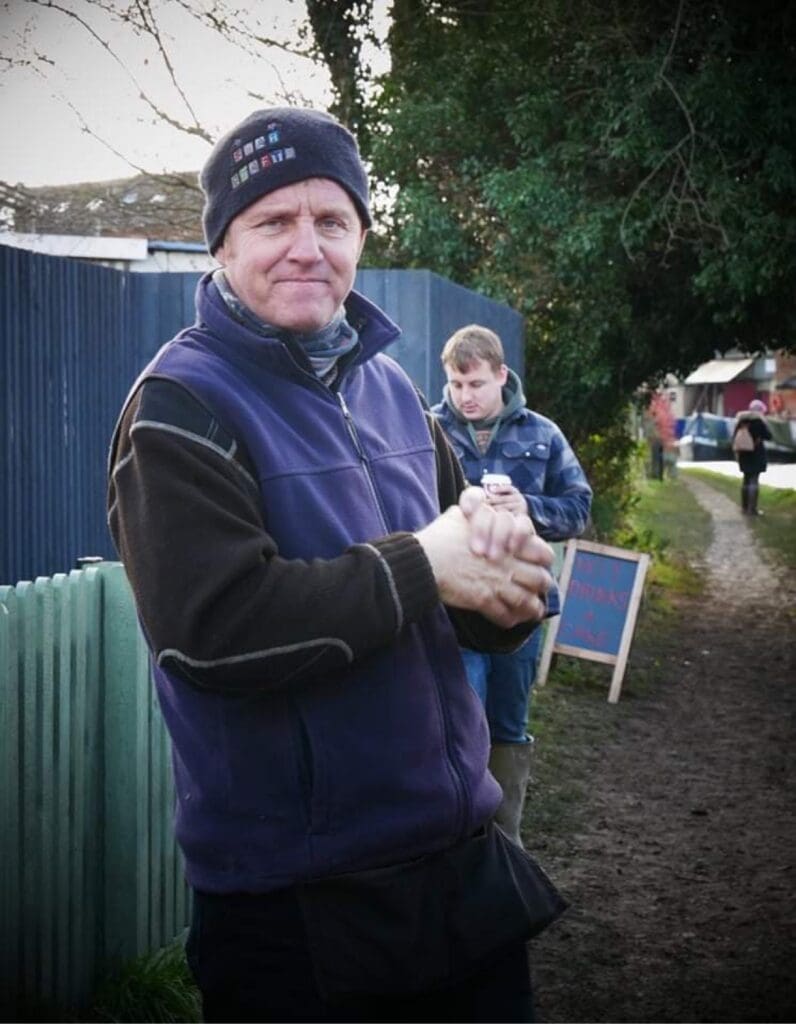 Out of season Alan Buckle also helps with boat moving and on the fuel boats