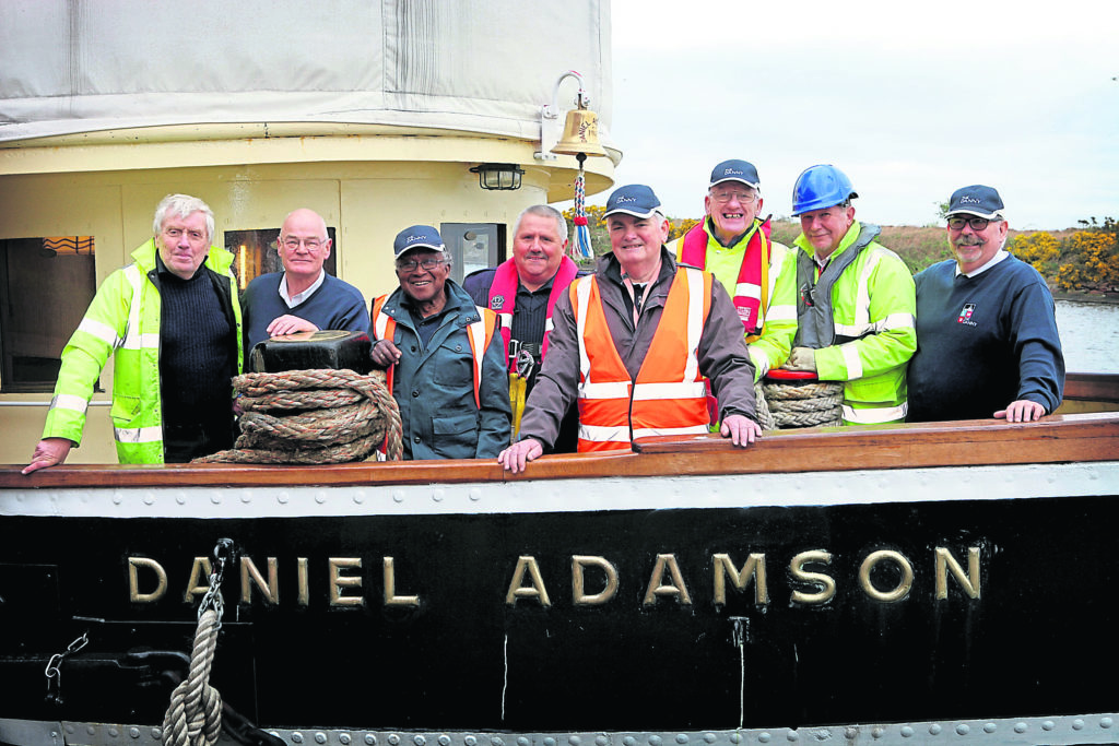 The crew of the Daniel Adamson. 