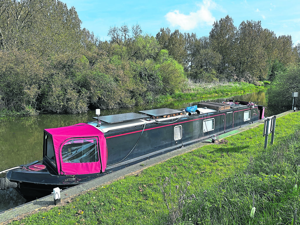 Grant’s narrowboat Ever After.