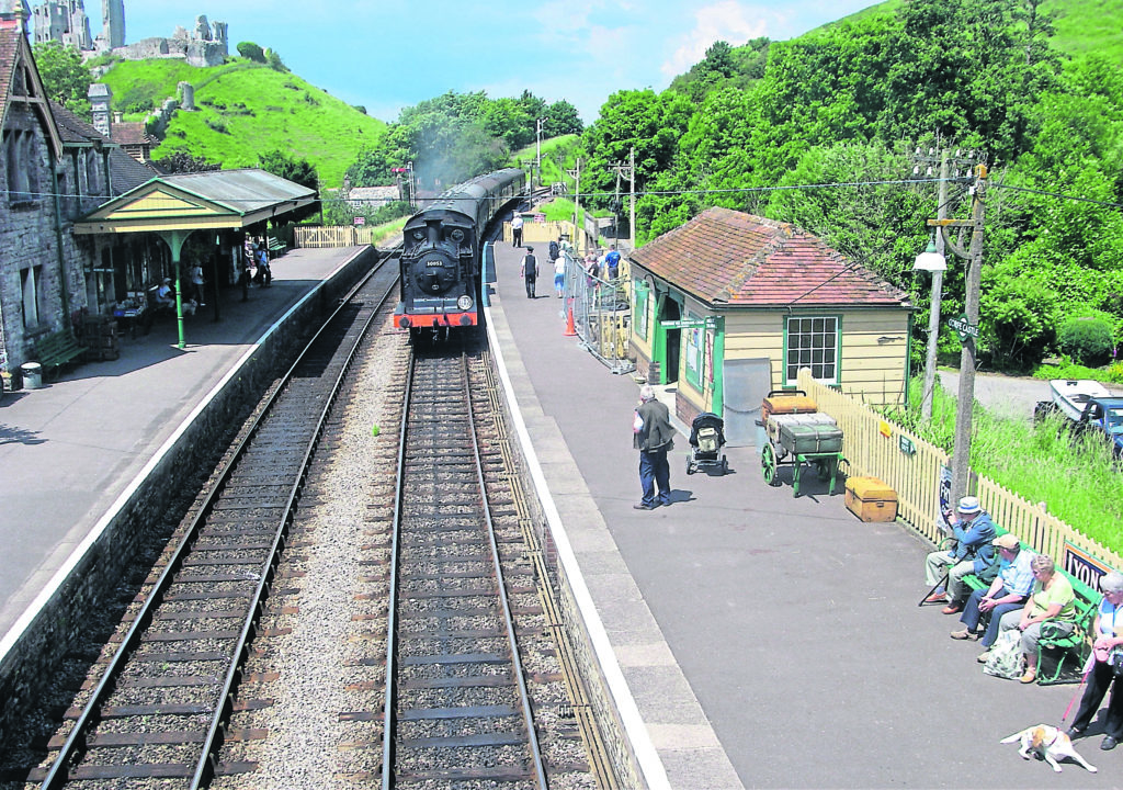 Swanage Steam Railway at Corfe Castle. PHOTOS: ALISON ALDERTON UNLESS INDICATED