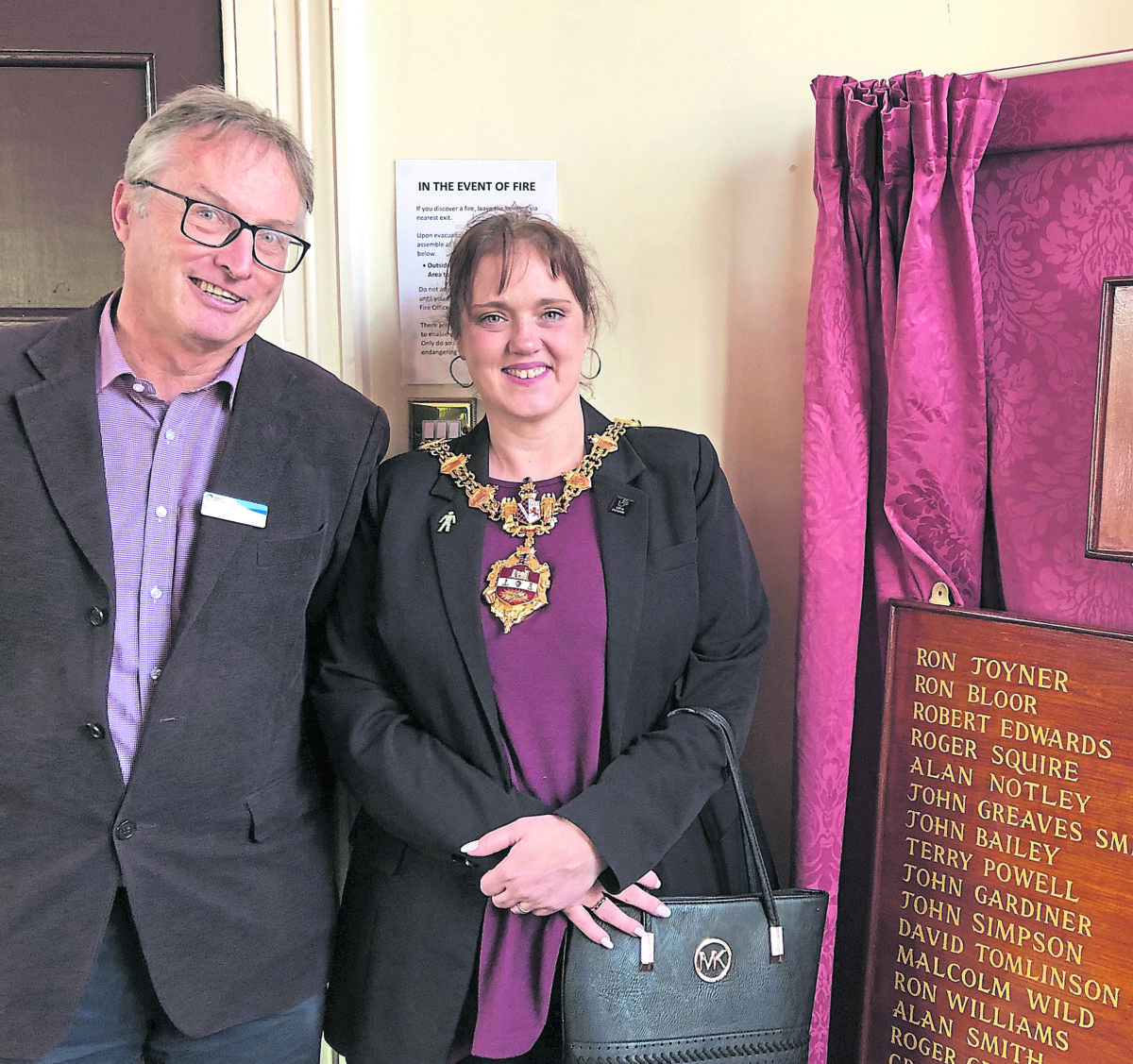 Past volunteers recognised with honours board Towpath Talk