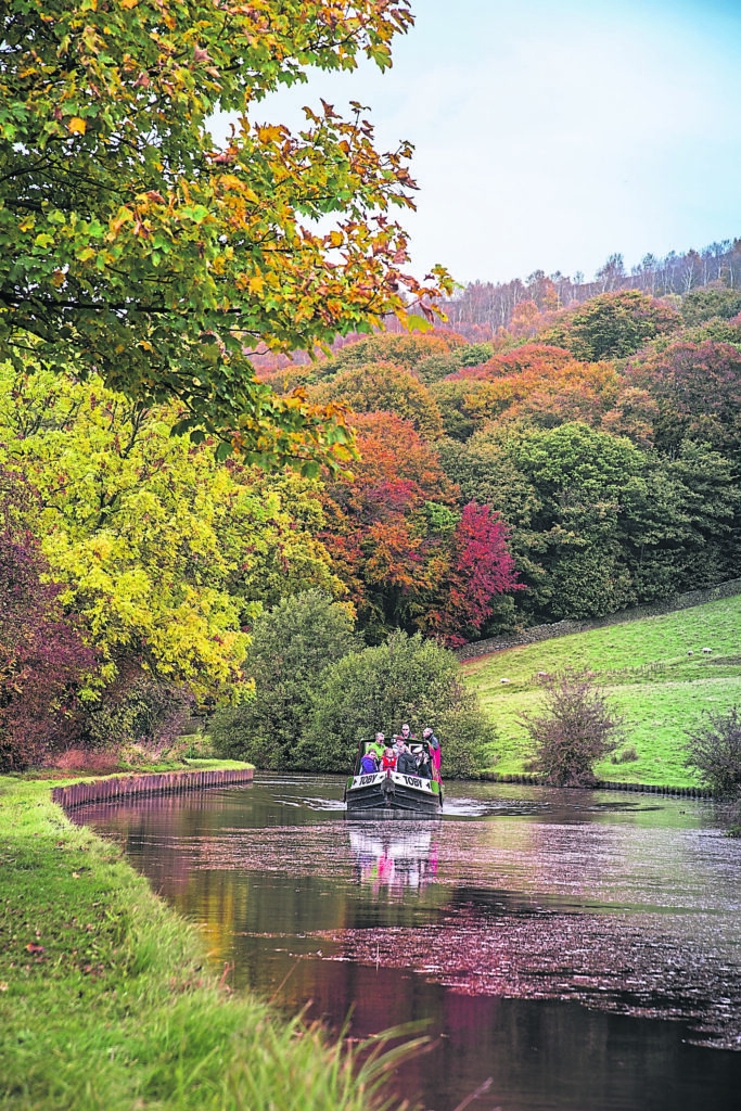 The picturesque Leeds and Liverpool Canal. A new Canal & River Trust report has highlighted how the 2000-mile canal network can help tackle climate change, increase biodiversity and improve public health. PHOTO: SUPPLIED

