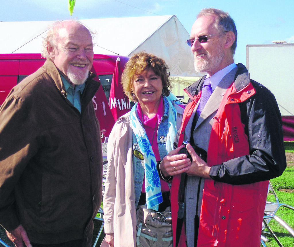 Tim and Pru and Friends of President in the Parade of Boats at the 2013 Braunston Historic Narrowboat Rally. PHOTO: TIM COGHLAN