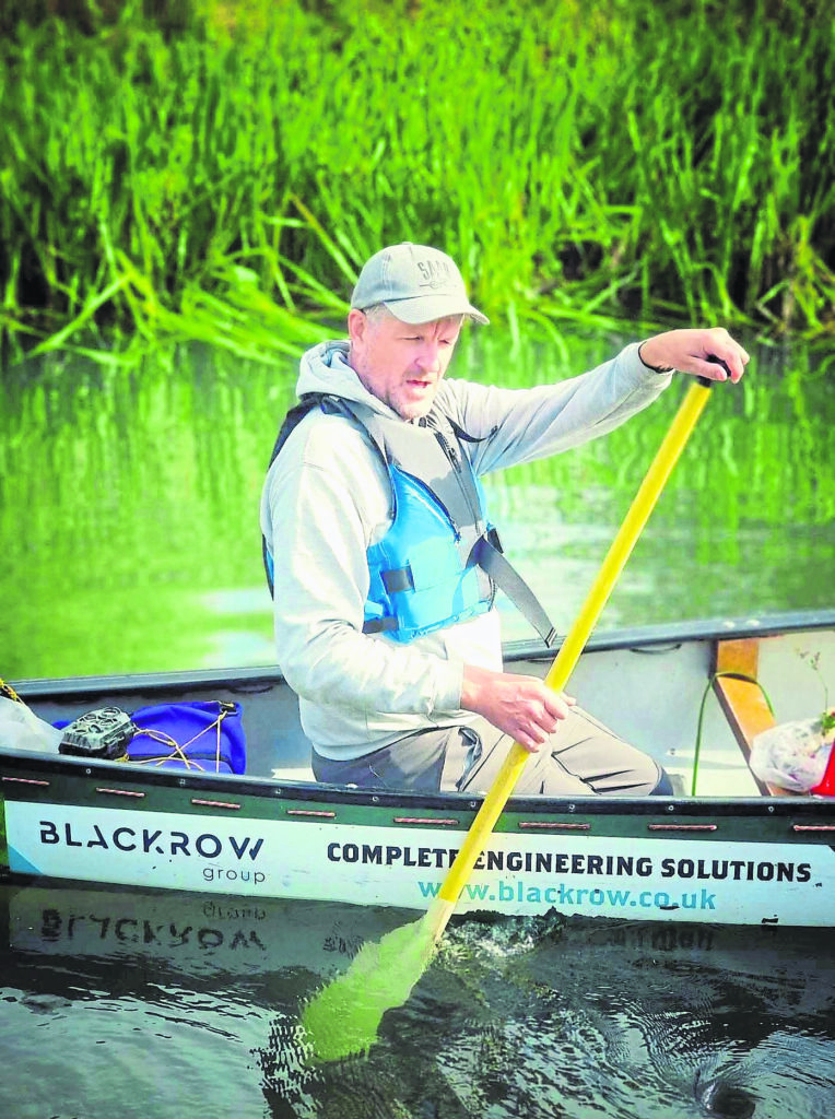 Jim Elliott, the Canoe River Cleaner. PHOTO: THE CANOE RIVER CLEANER