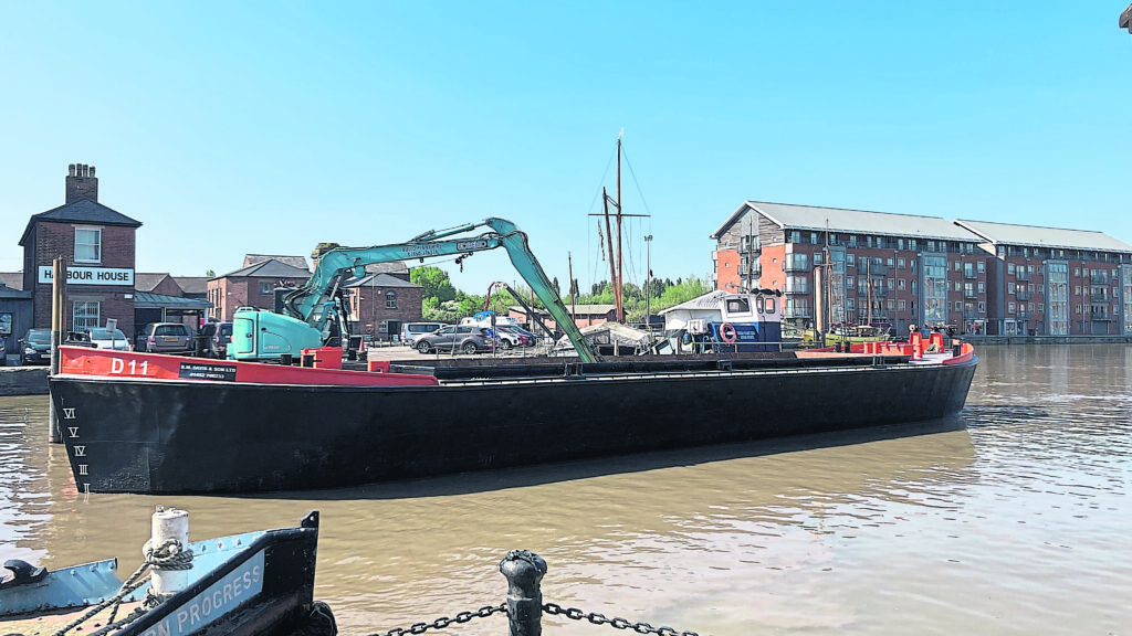 The Canal & River Trust has dredged Gloucester Docks to benefit boaters. PHOTO: CRT