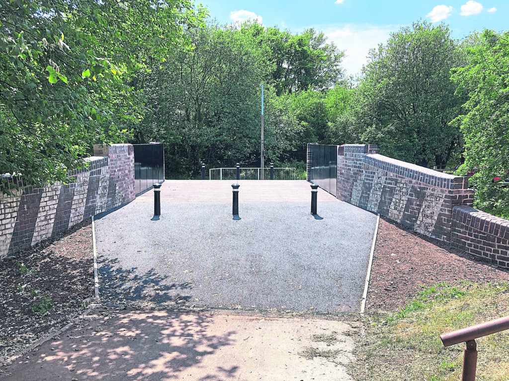 Wrights Bridge after the work was carried out. PHOTO: CRT