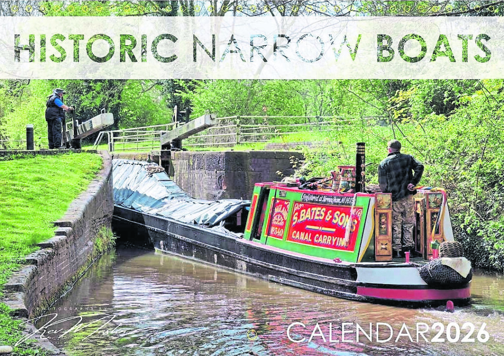 The 2026 calendar cover featuring England.
