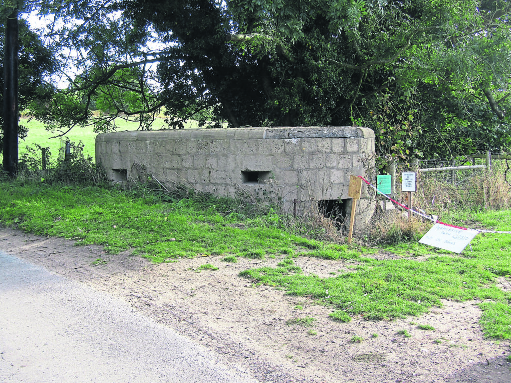 The rare semi-circular pillbox at Bacton Wood. BOTH PHOTOS: KOLFORN – CC BY-SA 4.0