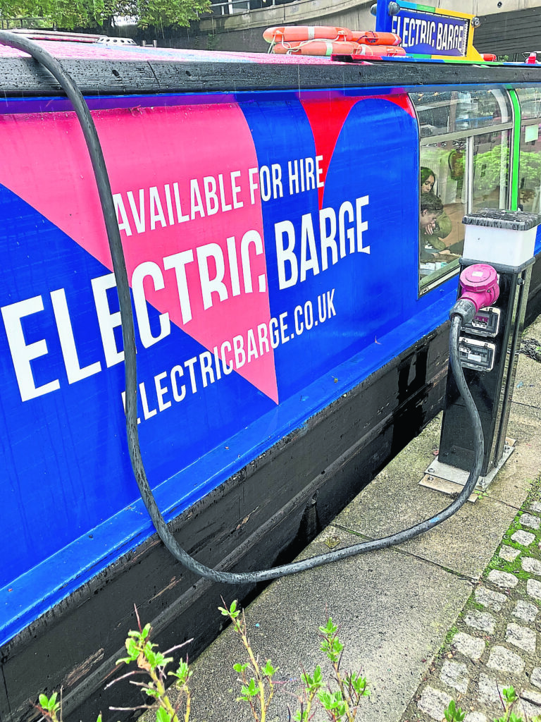 Electric drive now extends to a large range of craft on the inland waterways. PHOTO: JONATHAN MOSSE