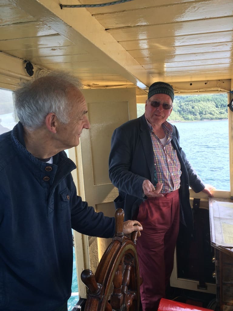 The author’s first lesson as a Puffer skipper courtesy of Nick Walker, VIC 32. ALL PHOTOS: SUPPLIED.
