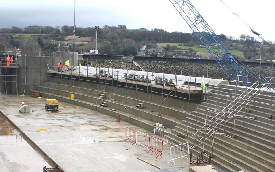 Toddbrook Reservoir restoration reaches major milestone as new spillway completed